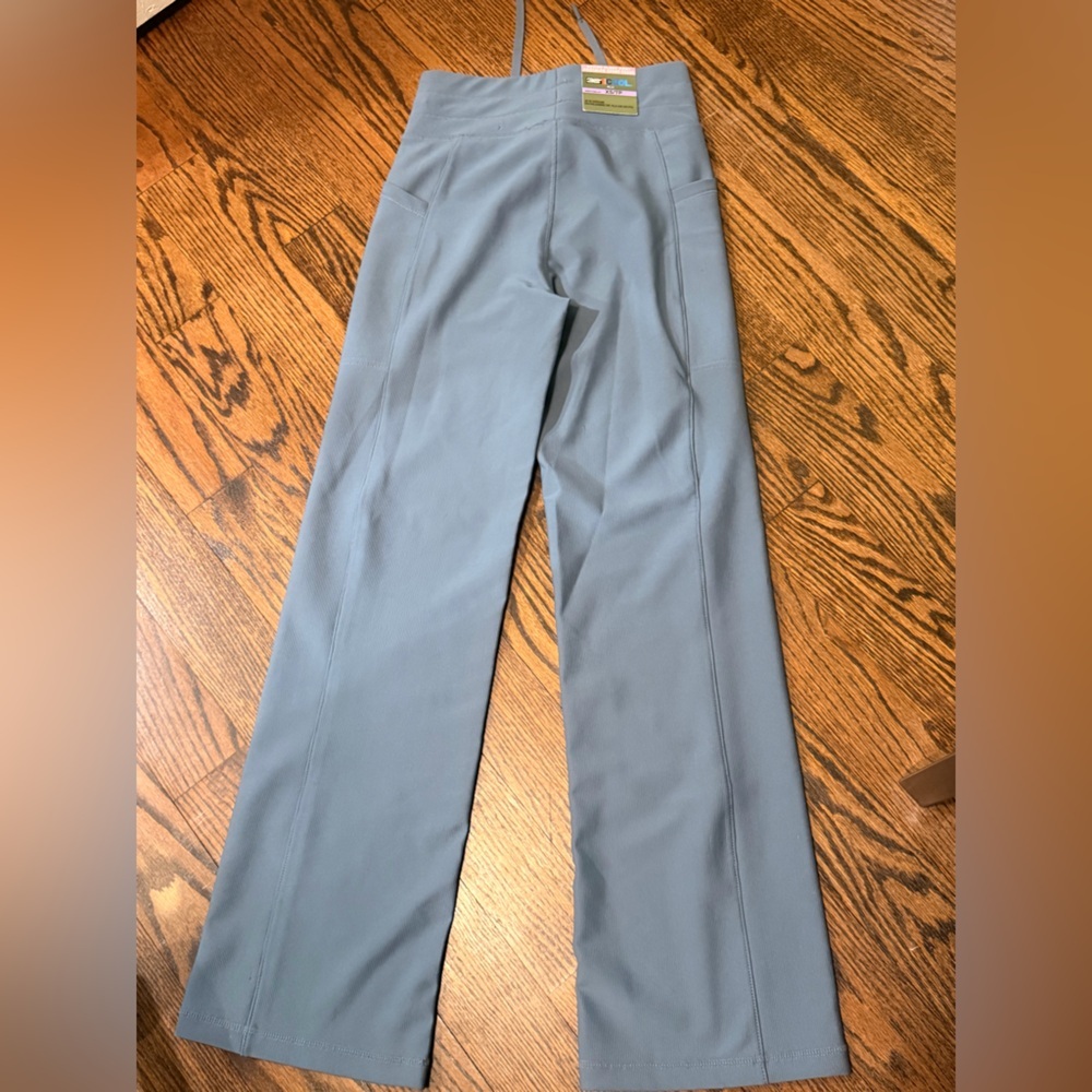 32 Degrees Women's Blue Straight Leg Pants - Picture 3 of 4